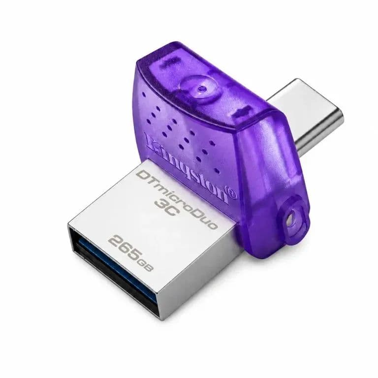 Pendrive DataTraveler microDuo 3C 256GB USB y USB-C