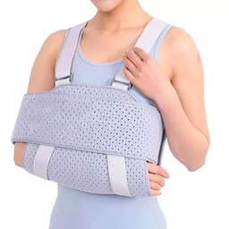 Cabestrillo Inmovilizador De Hombro Y Brazo Ajustable Ambidiestro Adulto Talla Unica Gris