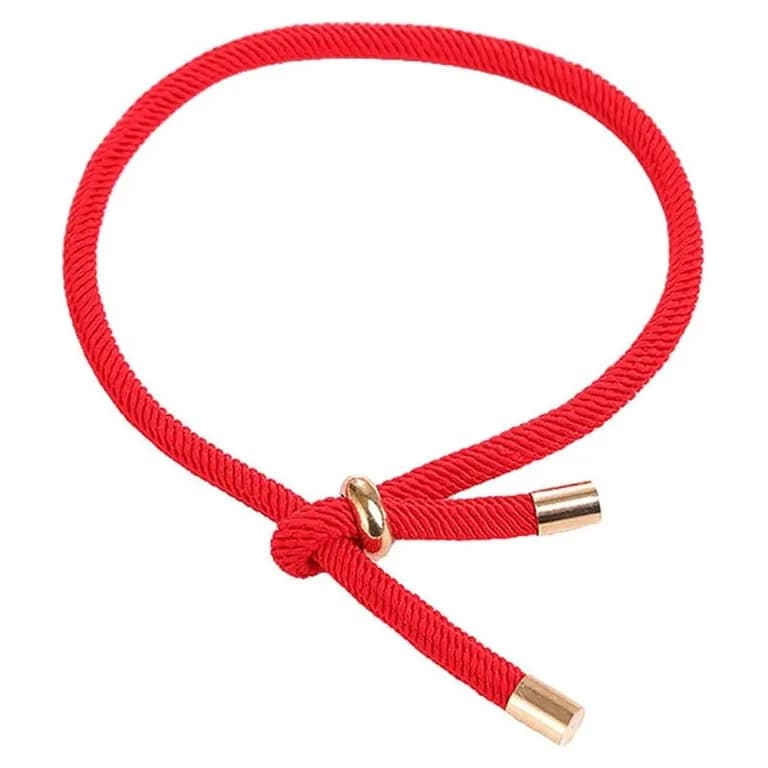 Pulsera Cuerda Roja Nudo Para Charm Ajustable