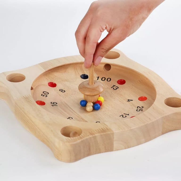 Juego Ruleta Mesa Ejercicios De Memoria Habilidades Motoras