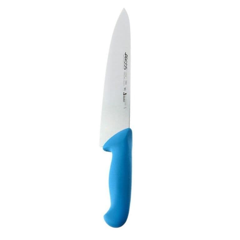 Cuchillo Medio Golpe Azul 25cm Acero Inoxidable