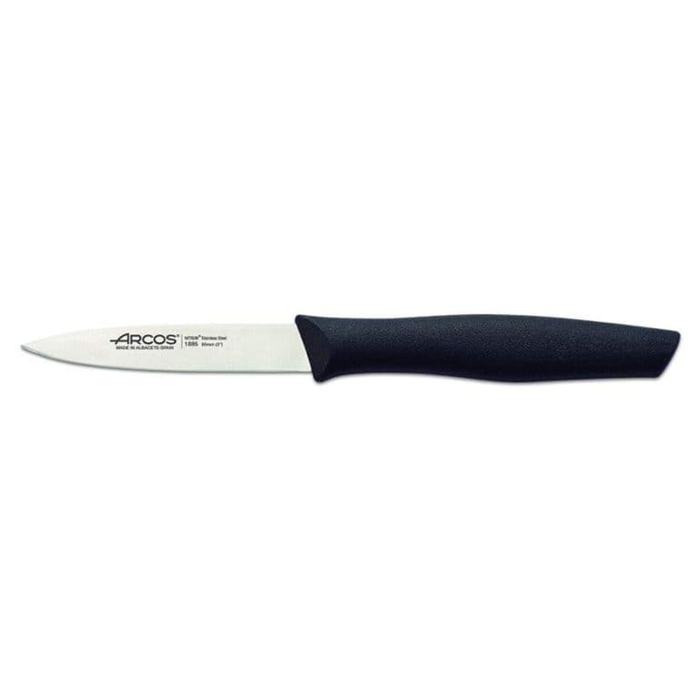 Cuchillo Puntilla 9cm Nova Acero Inoxidable Negro