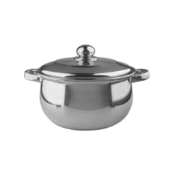 Cacerola 5,5lt Acero Inoxidable 24x13cm Gris