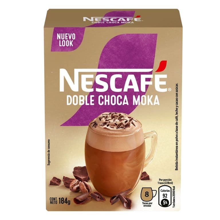 Cafe Nescafe Doble Choca Moka 184g (8x23g)