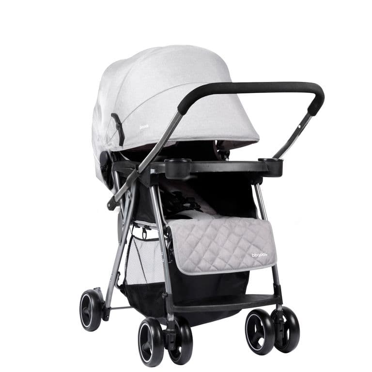 Coche Cuna Nitara Gris Gris claro