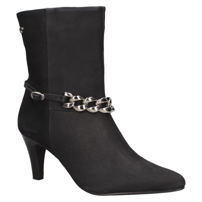 Botin Vestir Mujer Negro Negro 35