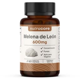 Melena de Leon Natural 600mg - 60 Capsulas Vegetales -