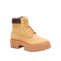 Botin Cuero Mujer Colorado Max 6 Zip Cafe Claro Cafe Claro 7 US