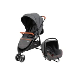Coche Midway Negro con Huevito PortaBebe Negro