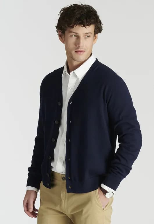 Cardigan Boiro Heritage Azul Newman Azul S