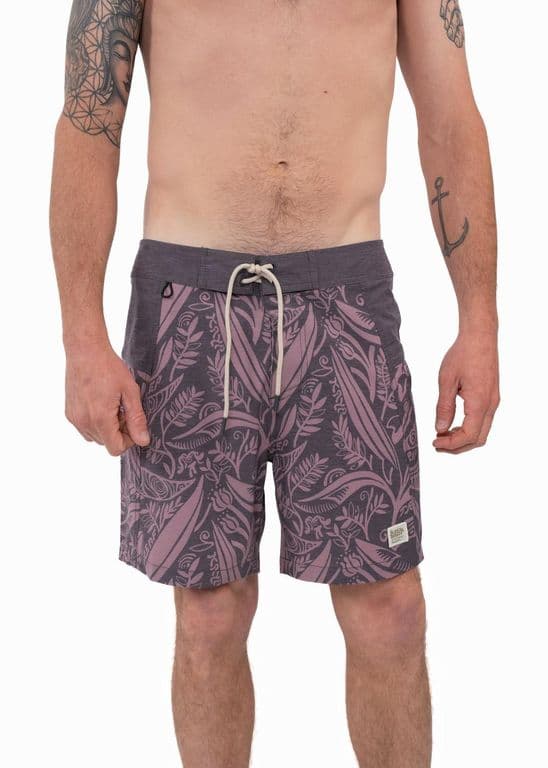 Traje de Bano Boardshort Leaf Gris Gris XL