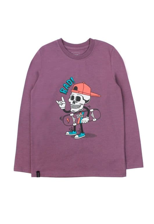 Polera Kids Nino Day To Day Morado Morado 4