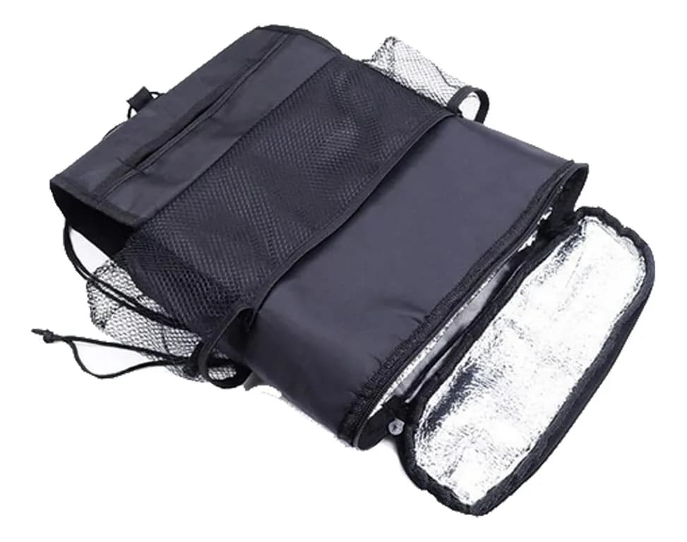 Bolso Organizador Termico Cooler Automovil Negro
