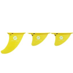 PACK QUILLAS ALETAS PADDLE SURF - 3 UNIDADES AMARILLO