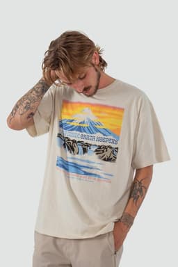 Polera Hombre Osorno Bone Beige XL