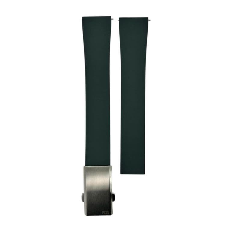 Correa Reloj Caucho FKM Centinela Deployment Quick Verde 18