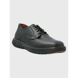 Zapato Cuero Hombre Smart Oxford Negro Negro 41