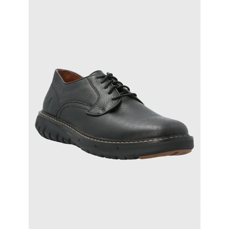 Zapato Cuero Hombre Smart Oxford Negro Negro 41