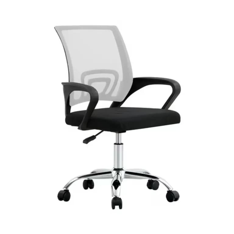 Silla De Oficina Ejecutiva Nueva York Ergonomica Malla Blanco
