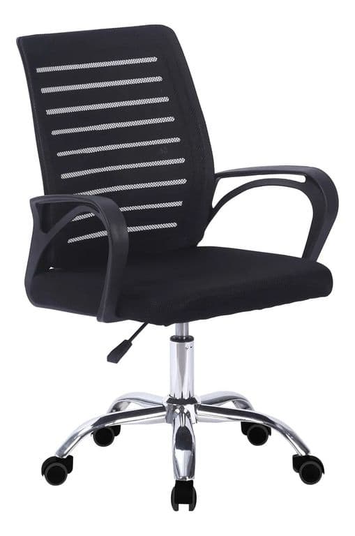 Silla De Oficina Ejecutiva Budapest Ergonomica Color Negro