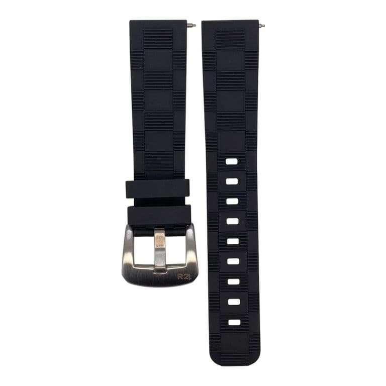 Correa Reloj Caucho FKM Boreal Quick Release Negro 24
