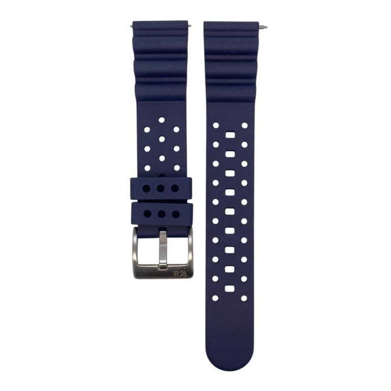 Correa Reloj Caucho FKM Endurance Quick Release Azul 22
