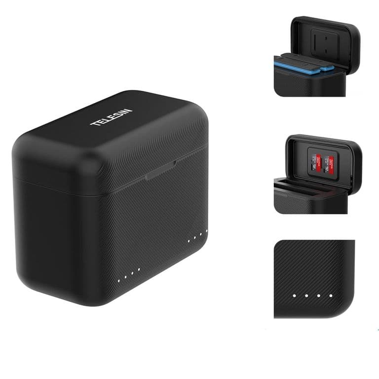 Cargador Doble Rapido para Insta360 X4 Carga Eficiente