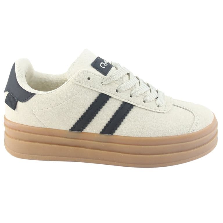 Zapatilla Mujer Beige Urbano Andy-12 Beige 36