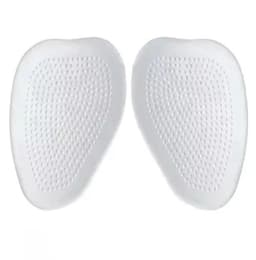 Plantillas Metatarso Gel Silicona Almohadilla Par 2 Unidades 9 x 6 Cm Transparente