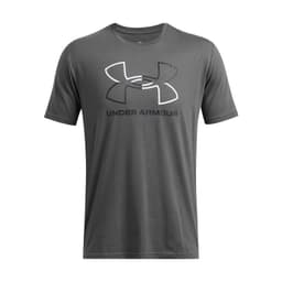 Polera Manga Corta Foundation Hombre Gris Gris M