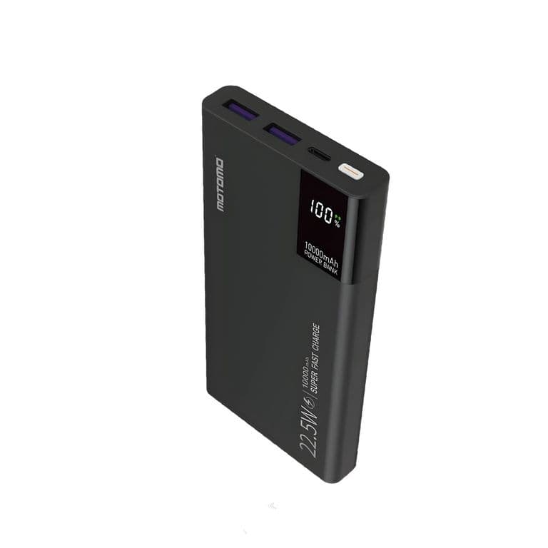 Power Bank POBAMO41 10000mAh con Proteccion Inteligente Gris