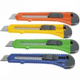 Corta Carton Papeleria Cutter Cartonero Retractil Manualidad