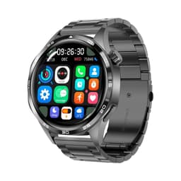 Smartwatch Doble correa Metalica y Silicona 300 mAh Bluetooth Control Salud Compatible IOS Android