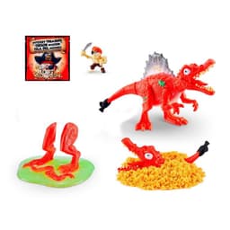 Mini huevo Dino Island rojo con sorpresas