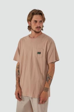 Polera Hombre Woven Lt Terracota Naranjo XL