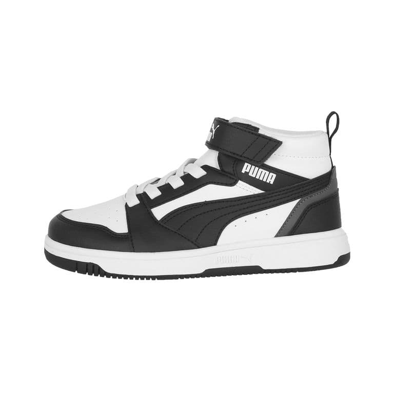 Zapatilla Rebound V6 Mid Nino Black/White Negro 31