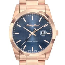 Reloj Mathey-Tissot Hombre Mathy Chess H452PRBU Dorado TALLA UNICA