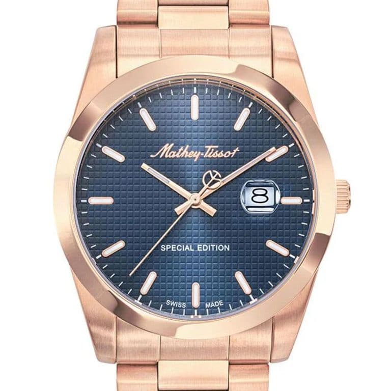 Reloj Mathey-Tissot Hombre Mathy Chess H452PRBU Dorado TALLA UNICA