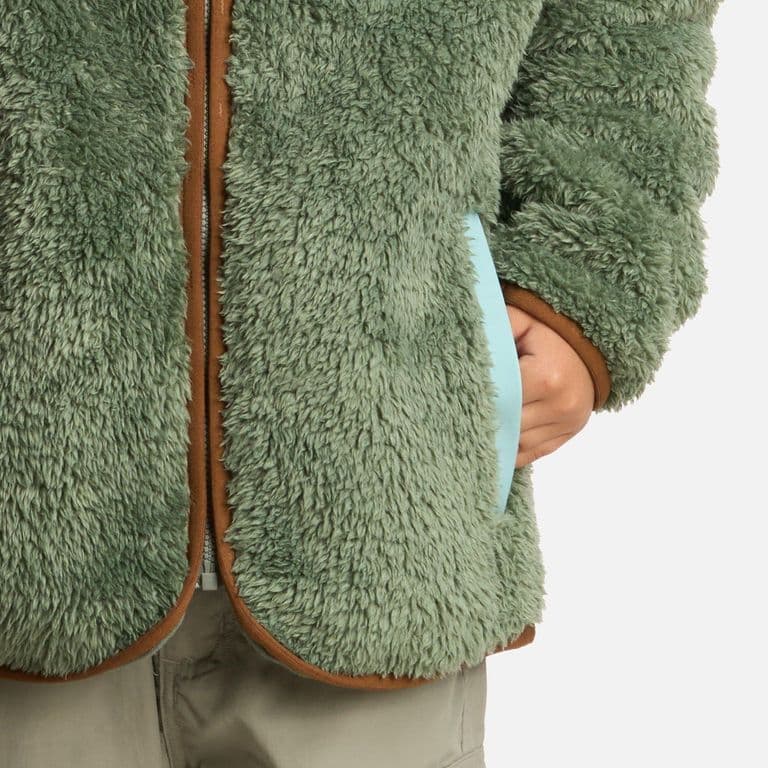 Polar Nino Bear Shaggy-Pro Hoody Jacket Jade Oscuro Jade 9-10 ANOS