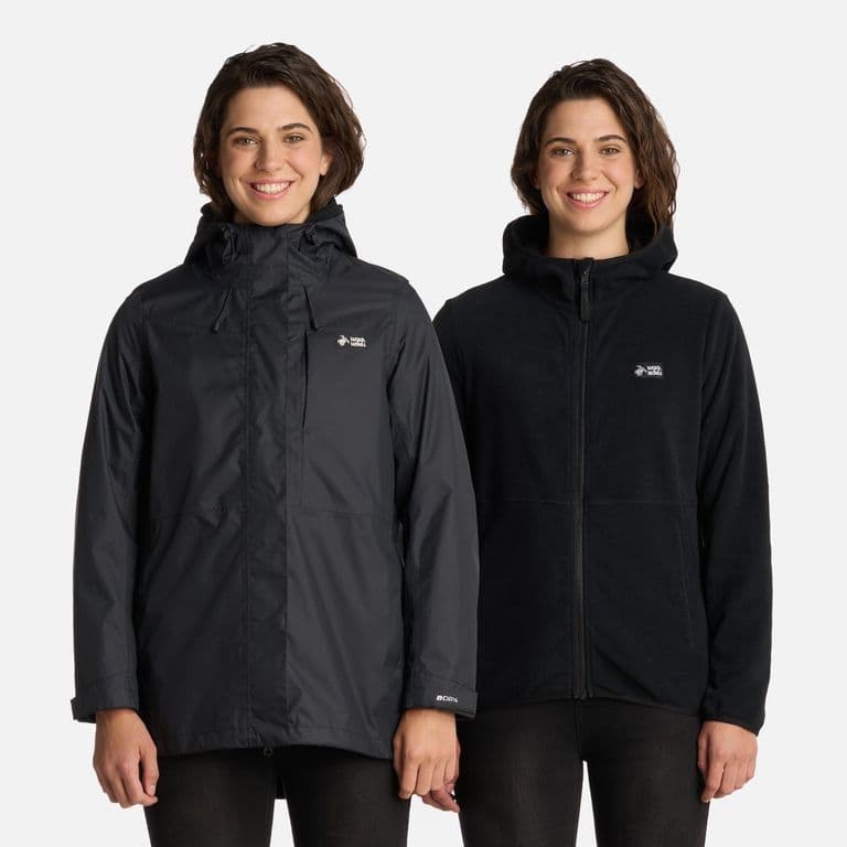 Chaqueta Mujer Corteza Negro Negro S