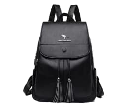 Mochila Urbana Cuero Pu Suave Juvenil Gran Capacidad Impermeable