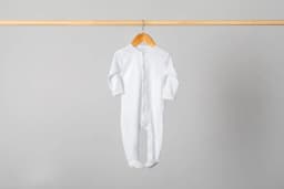 Pijama Osito Unisex Liso Algodon Pima Peruano Blanco 6-9 MESES