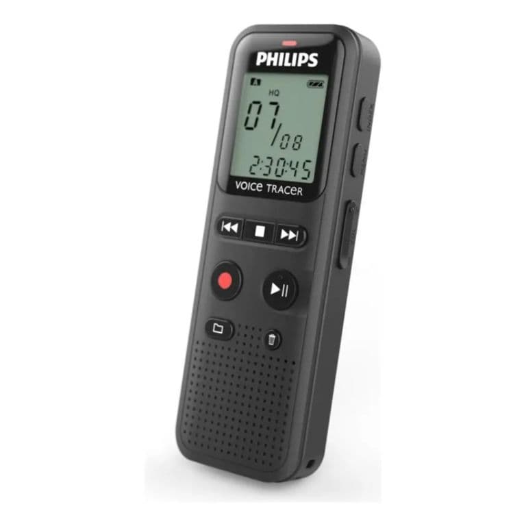 Grabadora De Voz Dvt1160 Voicetracer Color Negro