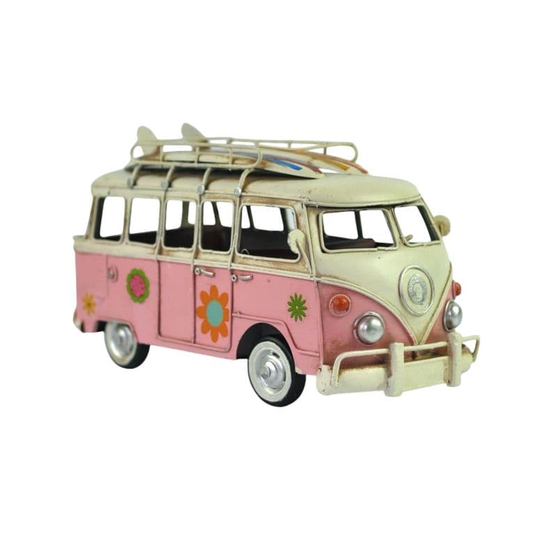 Auto Combi Metal Vintage - Hawai, Rosa De 28 Cm