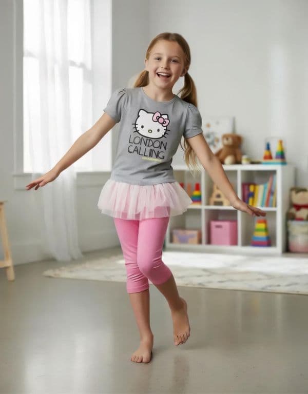 Pijama Nina Gris 3