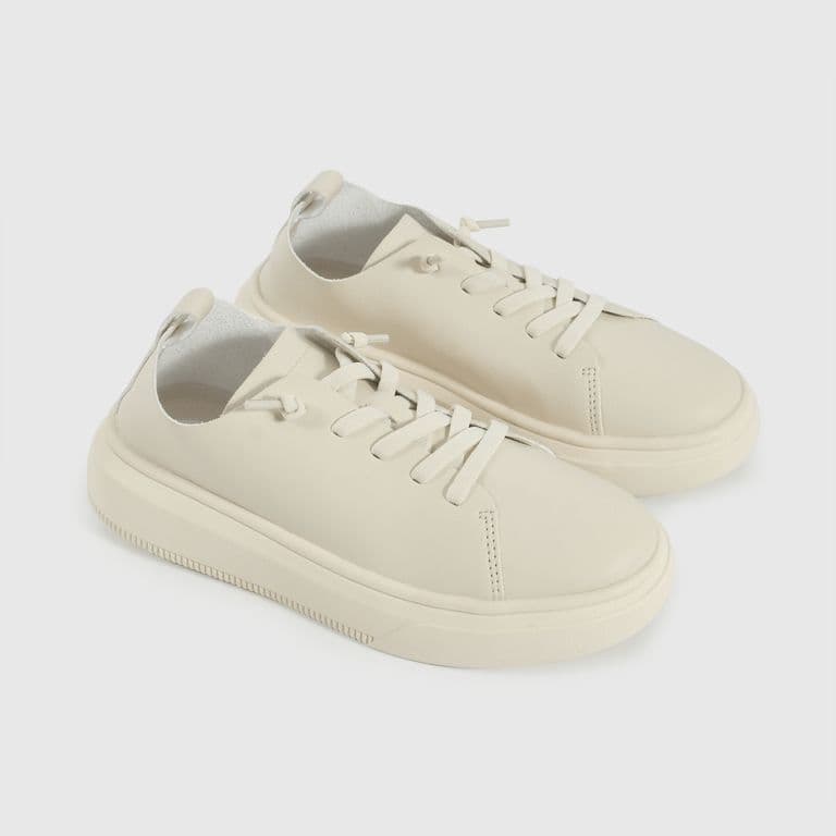 Zapatilla Nina Beige 28