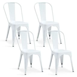 Pack 4 Sillas Tolix Color Blancas