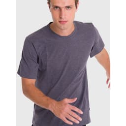 Polera Hombre Crew Neck Ii Gris Gris Oscuro S