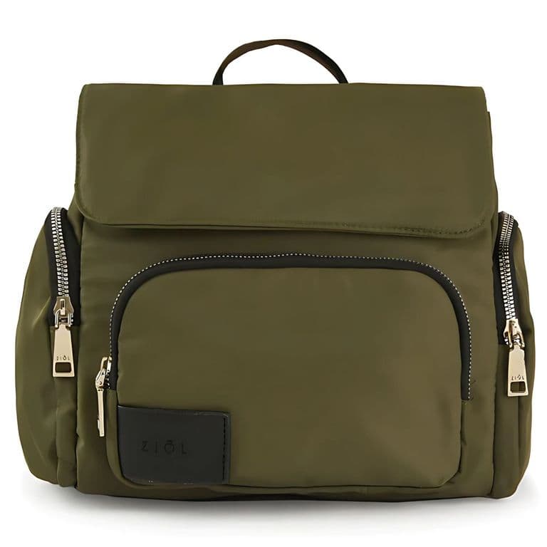 Mochila Mediana Con Tapa Colores Maciel - SC Verde TALLA UNICA