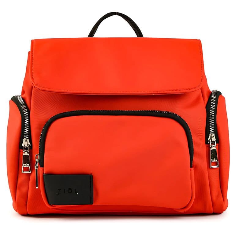 Mochila Mediana Con Tapa Colores Maciel - SC Rojo TALLA UNICA